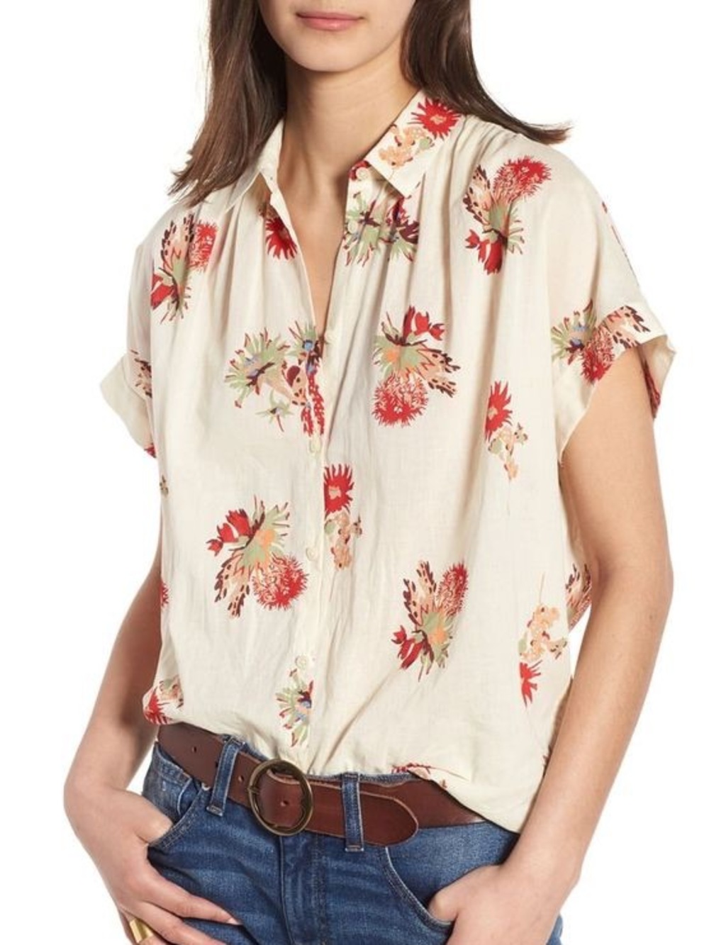 Madewell Central Shirt Desert Flower